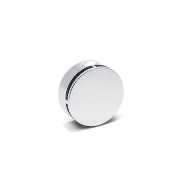 Dampfauslass Silber rund